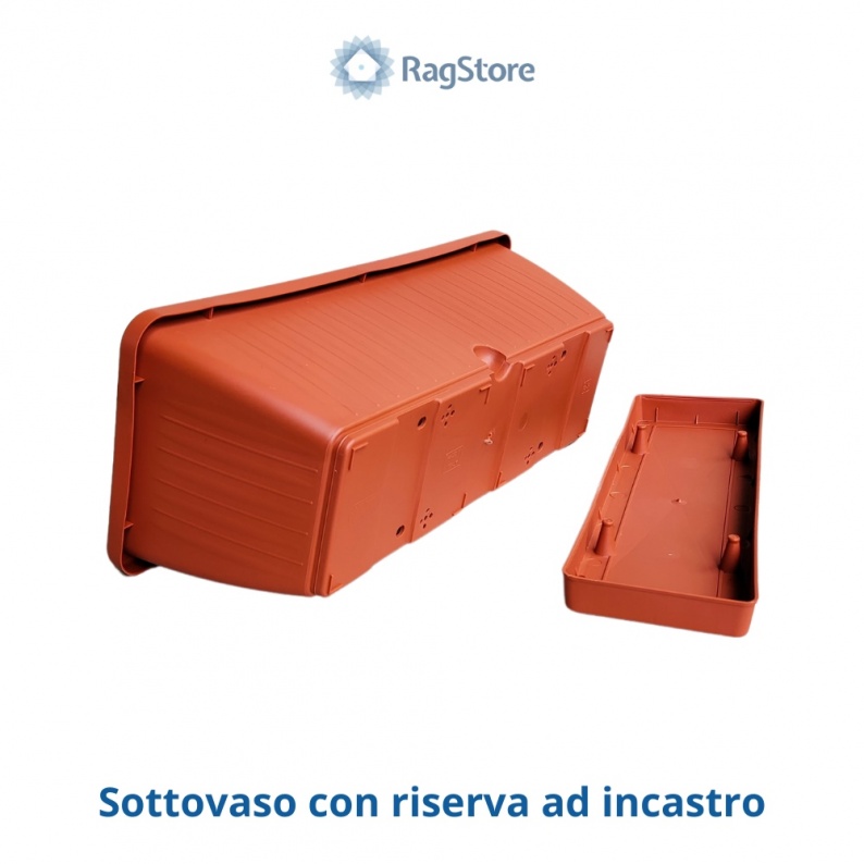 Fioriera MEDITERRAN BALCONY TROUGH SET – Florus | Set Per Balcone E - Foto 2