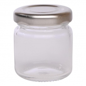Teensery Barattolo di vetro opaco vuoto, con coperchio in bambù, per candele fai da te, aromaterapia, ambra (1 pezzo