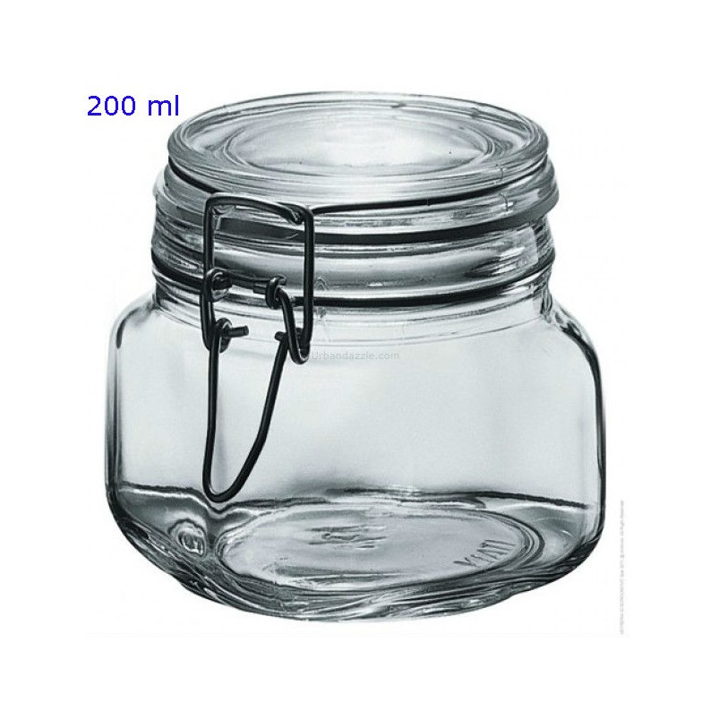 Vaso Per Alimenti BORGONOVO PRIMIZIE Con Chiusura Ermetica – Capacità 4250cc