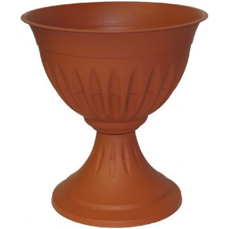 Bama Vaso A Ciotola Alba In Resina Grigio - Diametro 45 Cm, Resistente Agli Urti E Al Sole - Per Giardino E Interni - 4