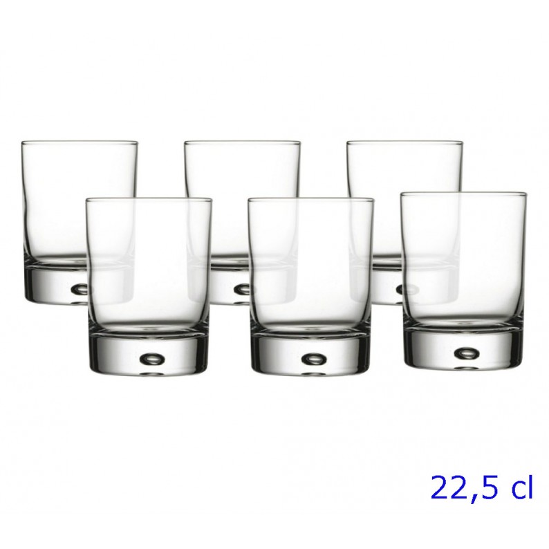 Bicchieri Da Acqua Bormioli Kaleido - Set Da 12 In Vetro 24cl, Trasparenti E Riutilizzabili