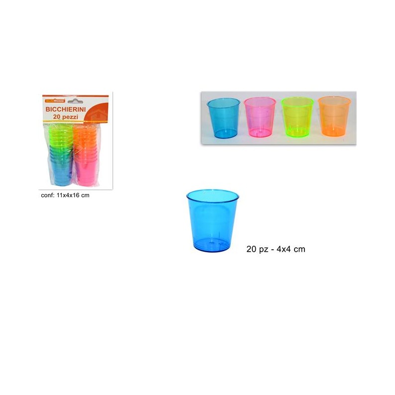 per scatti 2 cl usa e getta per gelatine Bicchieri in plastica trasparente ideali per vodka Jelly 50-2000 100 