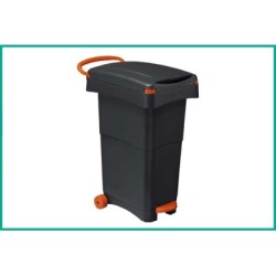 Bidone Per Rifiuti Esterno Garronda 120 L Con Coperchio E 2 Ruote – Robusto E Riciclabile