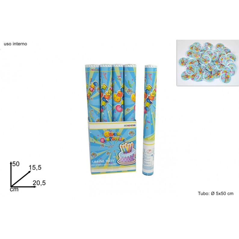 Cannone Sparacoriandoli 30 Cm Coriandoli Per Festa Di, Spara Coriandoli Complean - Foto 12