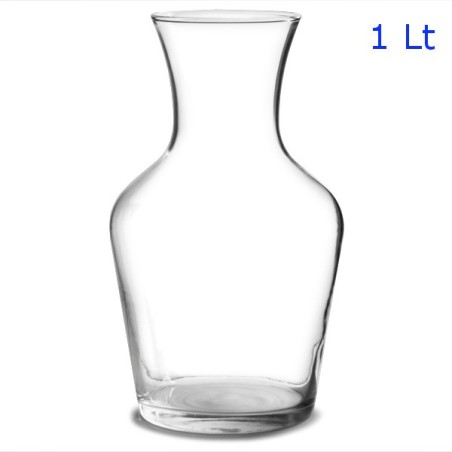 Caraffa Decanter Per Vino 2-in-1 – 1500 Ml, Design A Cascata Con Base Iceberg In Vetro E Acciaio