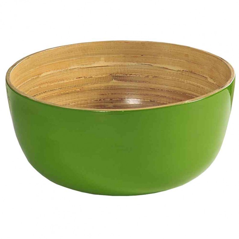 DEWIN Insalatiera in Legno, Massello di Acacia Ciotola di Frutta in
