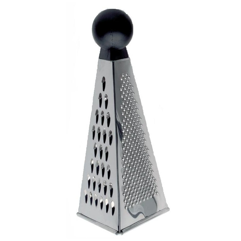 Judge Grattugia A Piramide In Acciaio Inox, 4 Facce, Con Maniglia Ergonomica, Argento, Lavabile In Lavastoviglie