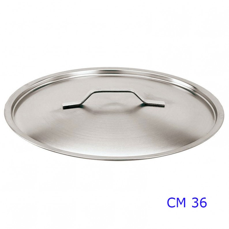 Coperchio rivestito in acciaio inox per doccione diam. 120