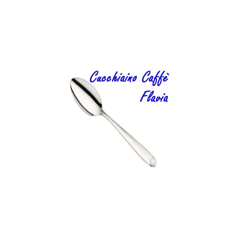 12 eleganti cucchiaini da caffè/moka in argento
