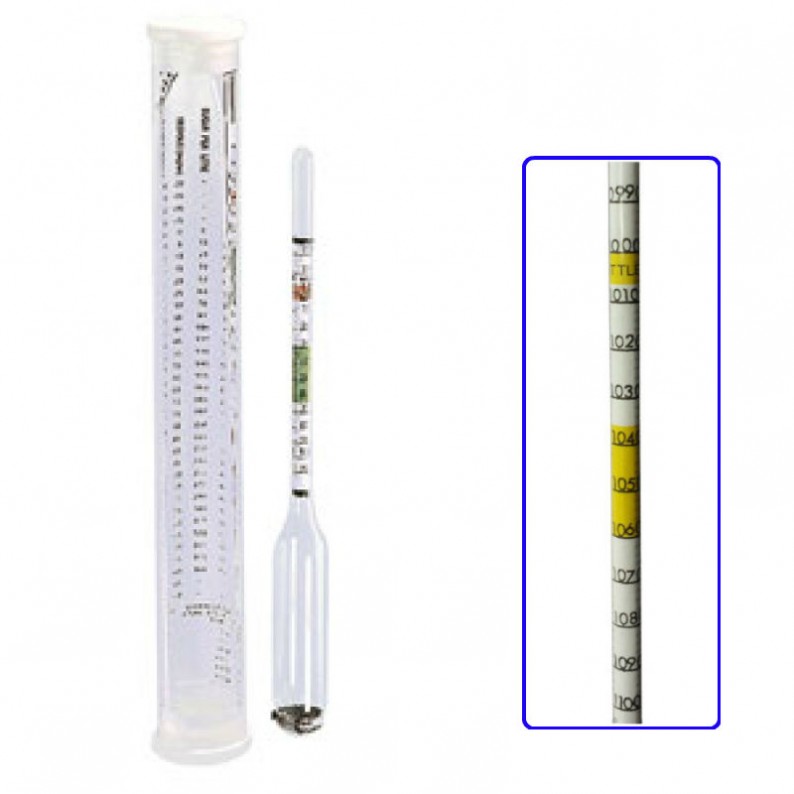 Densimetro Per Birra - Mostimetro Per Controllare La Fermentazione