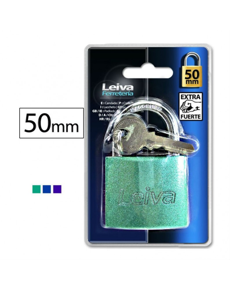 Kasp K12550D2 Lucchetto in ottone premium, 50 mm, confezione doppia