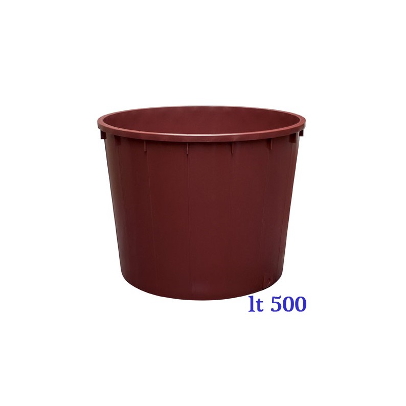 Mastello Tondo 210 Lt Vinaccia - Per Cantina, Vino, Acqua, ø80x54h Cm, Colore Vinaccia - Foto 8