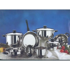 Pentola In Acciaio Inox Quid Habitat 24x19 Cm (800 Cl) – Adatta A Tutti I Piani Cottura (induzione, Vetroceramica, Gas, Elettrico), Manici In Bachelite, Lavabile In Lavastoviglie