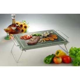 Pietra refrattaria per cottura Pizza cm 33 con supporto