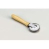 Rotella Tagliapasta Regolabile: Con 12 Lame In Delrin, Manico In Legno, Diametro 40 Mm