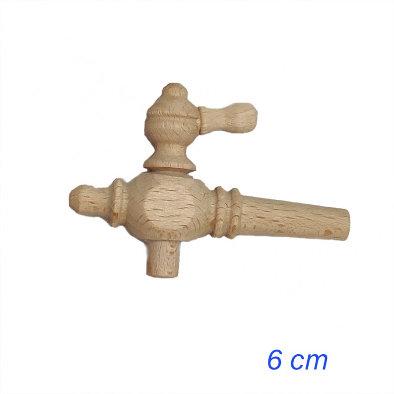 Abaodam Set 9 Mini Botti In Legno Per Case Delle Bambole E Diorami - 4