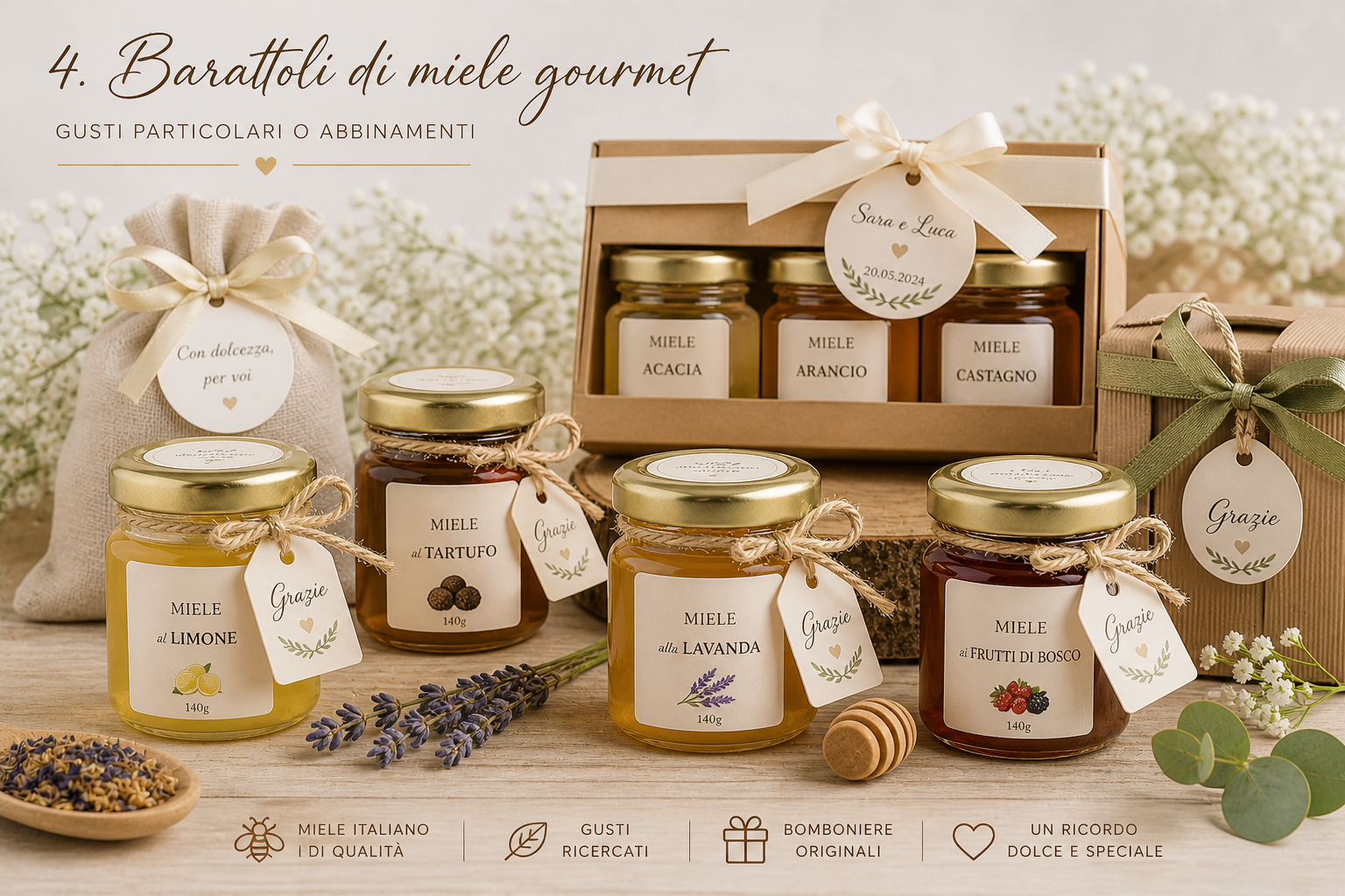 miele barattoli vetro in offerta su RagStore