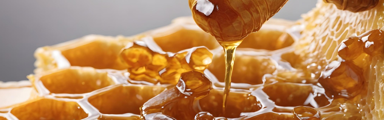 Miele naturale estratto dal favo