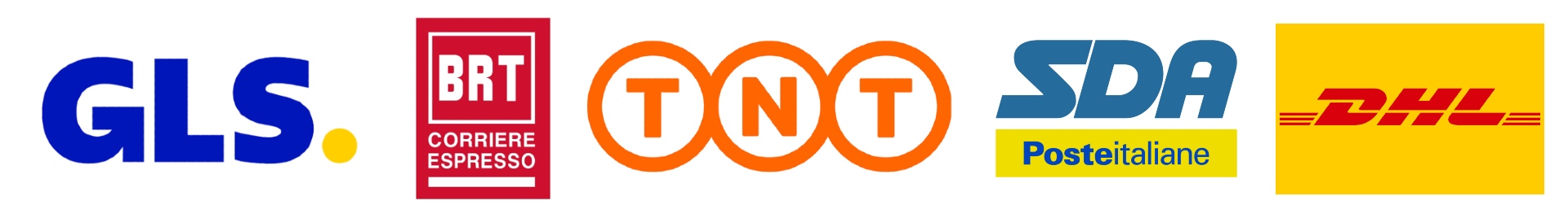 lista dei corrieri che utilizza ragstore