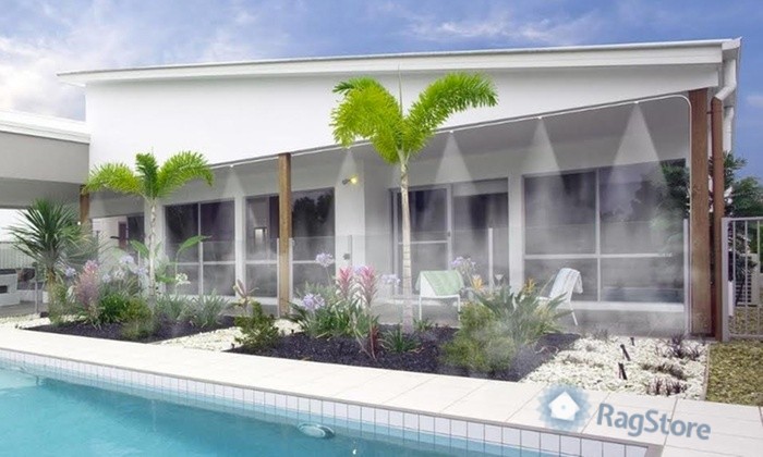 impianto nebulizzazione acqua per giardino Afa stop 15