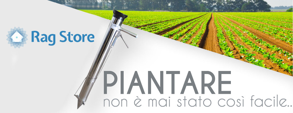Piantatore veloce a tre bocche in acciaio - RagStore