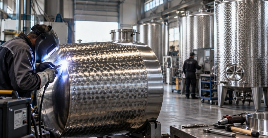 Perché scegliere l’acciaio inox per i serbatoi di vino e olio? RagStore